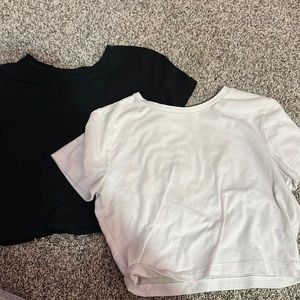 black and white t shirts